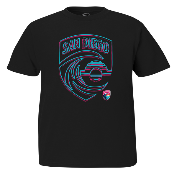 Youth San Diego Wave FC Element Short Sleeve Tee