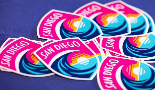 San Diego Wave FC 3" Crest Sticker
