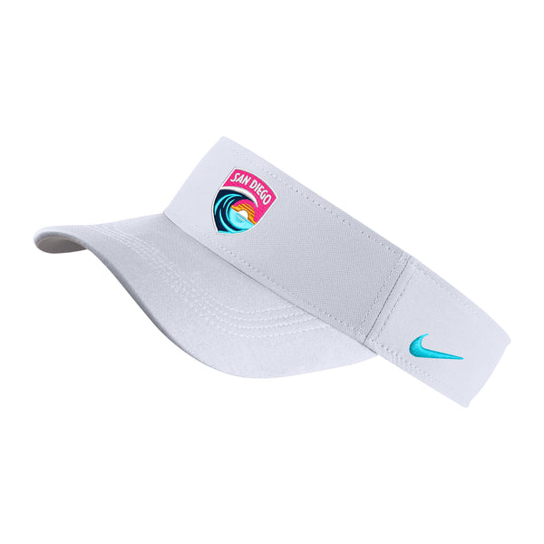 Nike San Diego Wave FC Embroidered Crest Dri-Fit Visor