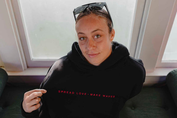 San Diego Wave FC Spread Love Make Waves 2024 Pride Hoodie