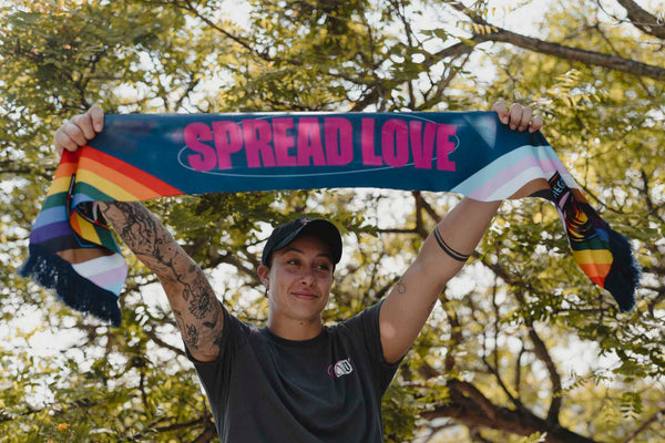 San Diego Wave FC Spread Love Make Waves 2024 Summer Scarf