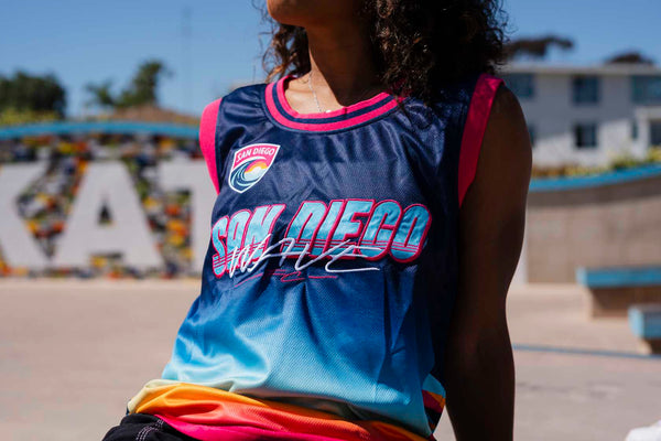 Youth San Diego Wave FC Retro Sunset Lifestyle Tank Top