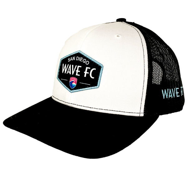 San Diego Wave FC Hexagon Patch Snapback Trucker Hat