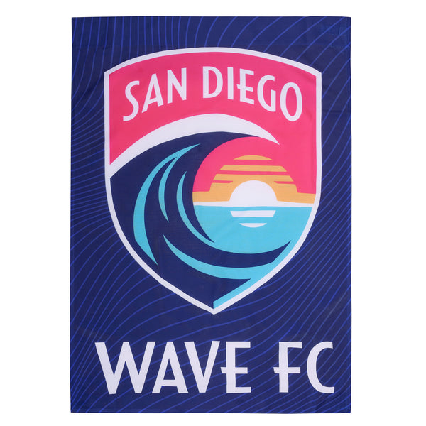 San Diego Wave FC Wavy Vertical Ensign