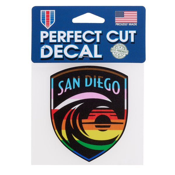 San Diego Wave FC Pride Crest Multi-Use Decal