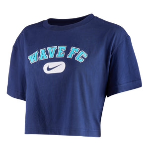 Women's Nike San Diego Wave FC Short Sleeve Crop Tee