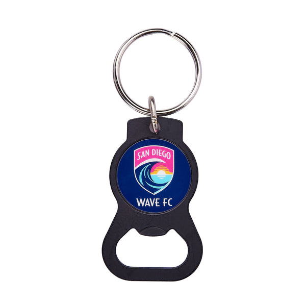San Diego Wave FC Crest Bottle Opener Keychain