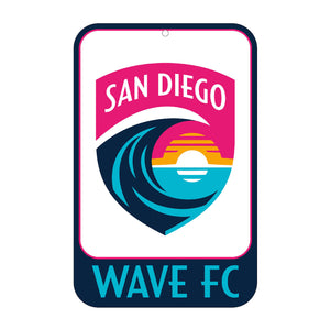 San Diego Wave FC Color Block Plastic Sign