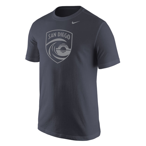 Men's Nike San Diego Wave FC Tonal Crest Core Cotton Short Sleeve Tee