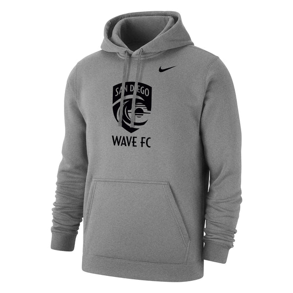 Men's Nike San Diego Wave FC One Color Crest Club Fleece Hoodie