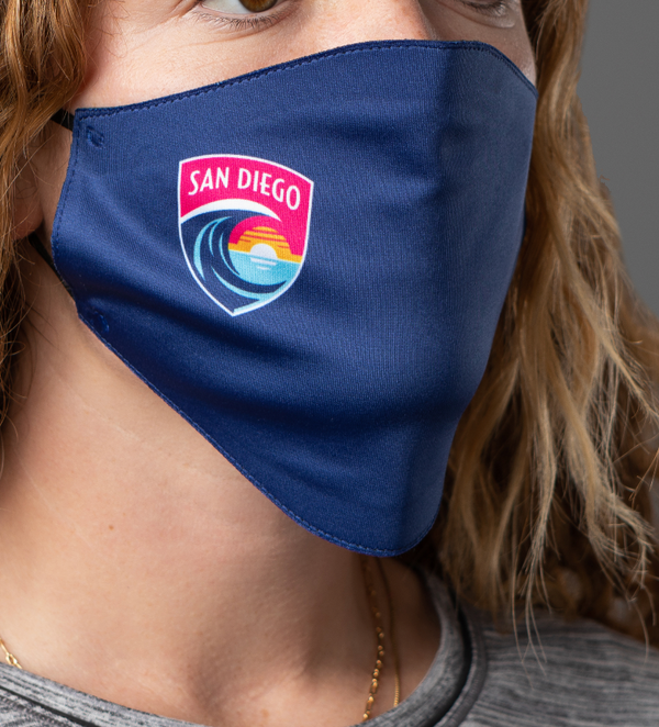 San Diego Wave FC Crest Face Mask